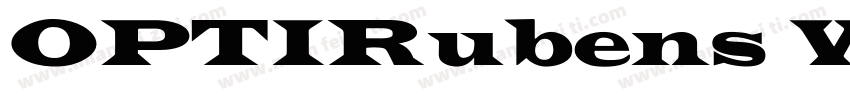 OPTIRubens Wide字体转换